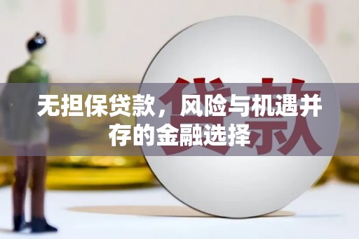 安义无担保贷款，风险与机遇并存的金融选择