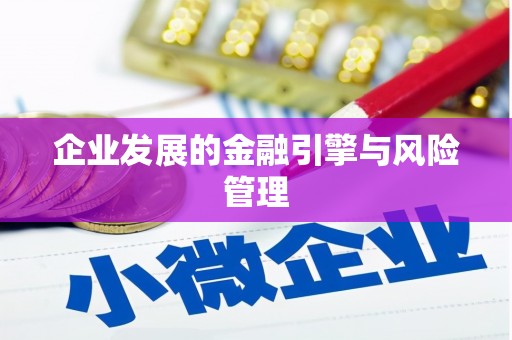 安义企业发展的金融引擎与风险管理