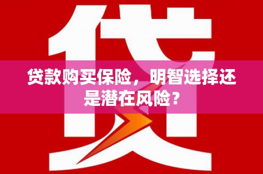 安义贷款购买保险，明智选择还是潜在风险？