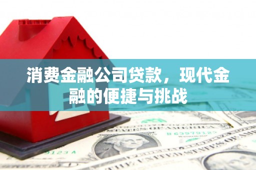 安义消费金融公司贷款，现代金融的便捷与挑战