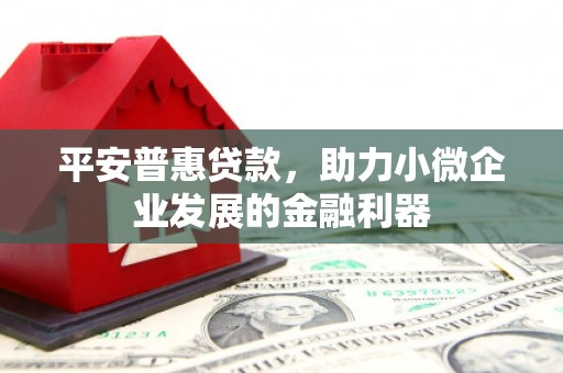 安义平安普惠贷款，助力小微企业发展的金融利器