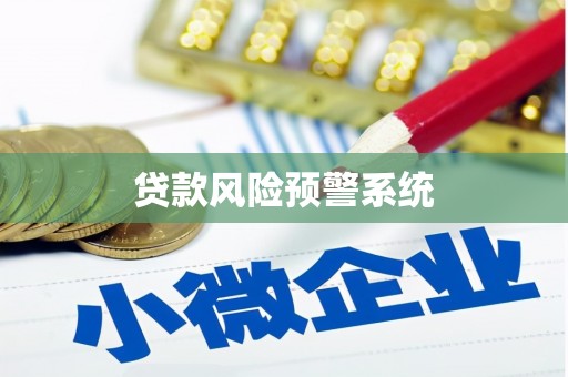 安义贷款风险预警系统