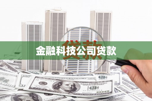 安义金融科技公司贷款