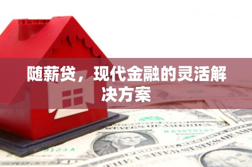 安义随薪贷，现代金融的灵活解决方案