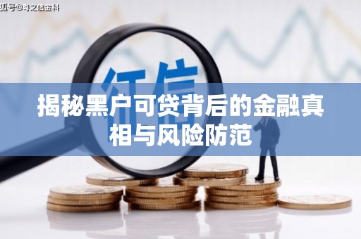 安义揭秘黑户可贷背后的金融真相与风险防范