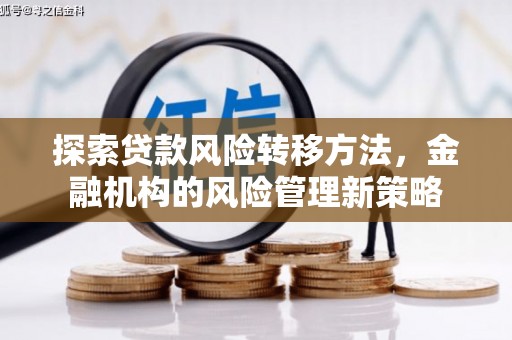 安义探索贷款风险转移方法，金融机构的风险管理新策略