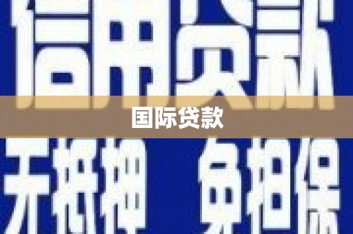 安义国际贷款