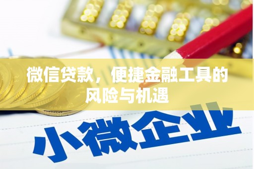 安义微信贷款，便捷金融工具的风险与机遇