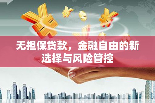 安义无担保贷款，金融自由的新选择与风险管控
