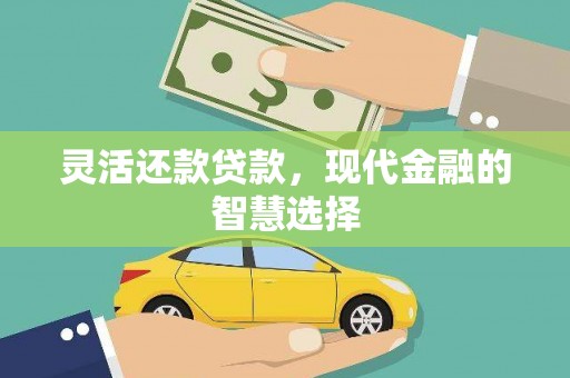 安义灵活还款贷款，现代金融的智慧选择