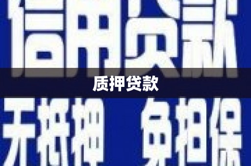 安义质押贷款