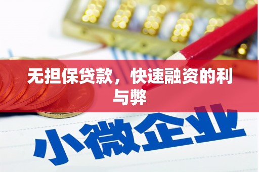 安义无担保贷款，快速融资的利与弊