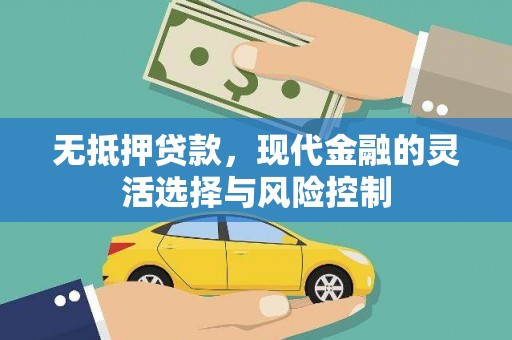安义无抵押贷款，现代金融的灵活选择与风险控制