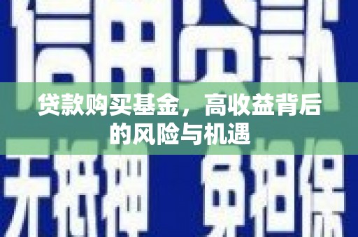 安义贷款购买基金，高收益背后的风险与机遇