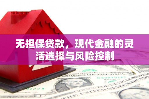 安义无担保贷款，现代金融的灵活选择与风险控制