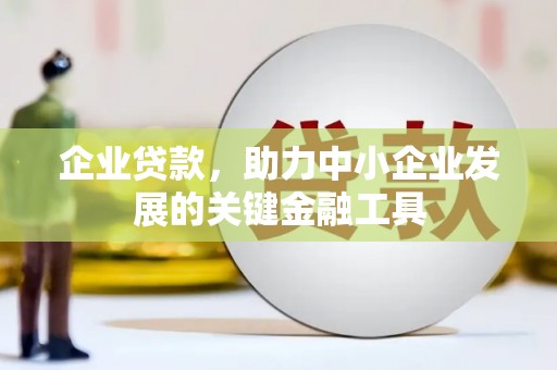 安义企业贷款，助力中小企业发展的关键金融工具