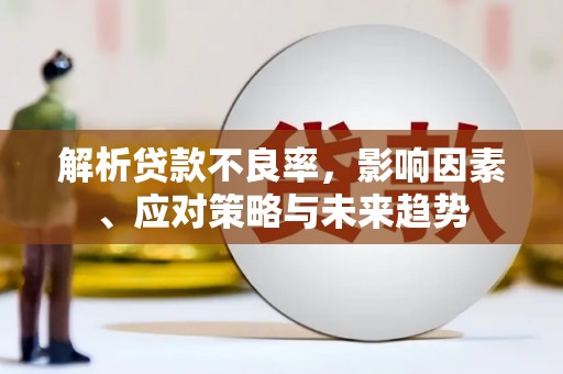 安义解析贷款不良率，影响因素、应对策略与未来趋势