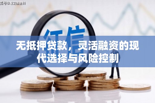 安义无抵押贷款，灵活融资的现代选择与风险控制