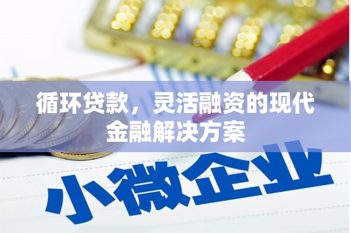 安义循环贷款，灵活融资的现代金融解决方案
