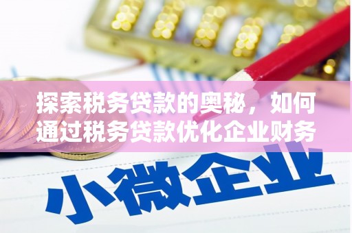 安义探索税务贷款的奥秘，如何通过税务贷款优化企业财务