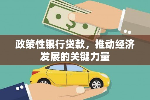 安义政策性银行贷款，推动经济发展的关键力量