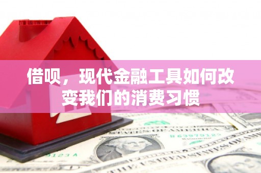 安义借呗，现代金融工具如何改变我们的消费习惯