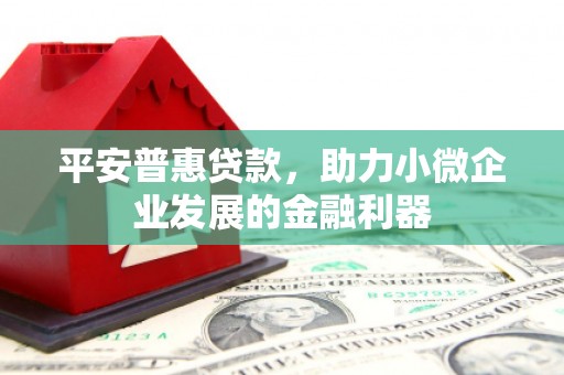 安义平安普惠贷款，助力小微企业发展的金融利器