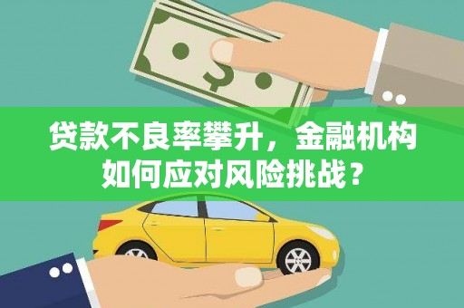 安义贷款不良率攀升，金融机构如何应对风险挑战？
