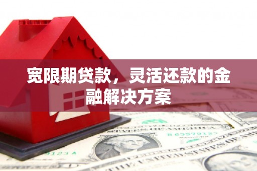 安义宽限期贷款，灵活还款的金融解决方案