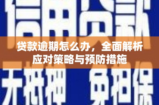 安义贷款逾期怎么办，全面解析应对策略与预防措施