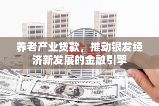 安义养老产业贷款，推动银发经济新发展的金融引擎