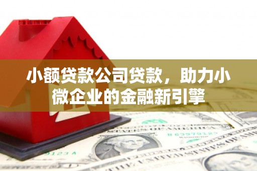 安义小额贷款公司贷款，助力小微企业的金融新引擎