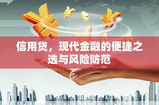 安义信用贷，现代金融的便捷之选与风险防范
