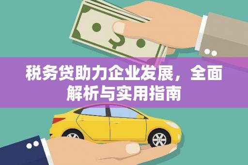 安义税务贷助力企业发展，全面解析与实用指南