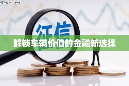 安义解锁车辆价值的金融新选择