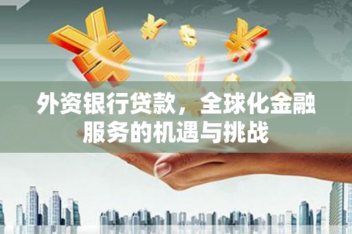 安义外资银行贷款，全球化金融服务的机遇与挑战