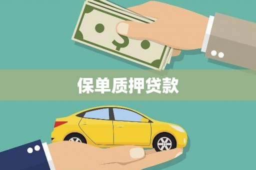 安义保单质押贷款