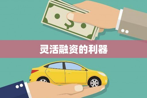 安义灵活融资的利器
