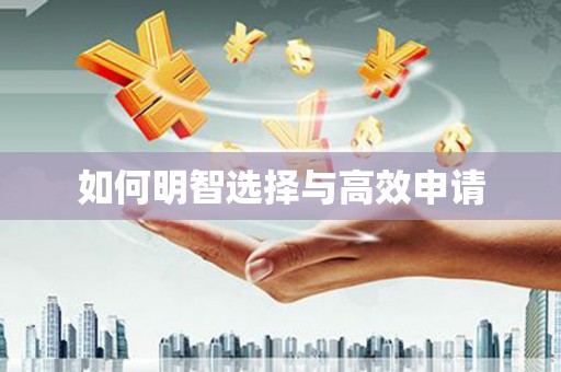安义如何明智选择与高效申请