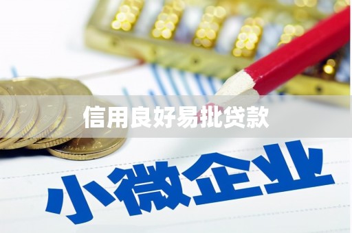 安义信用良好易批贷款