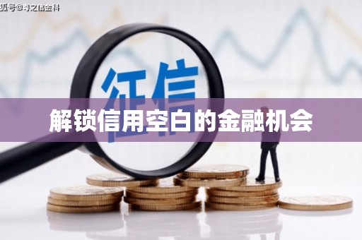 安义解锁信用空白的金融机会