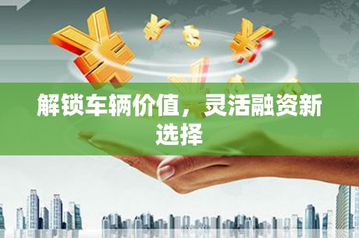 安义解锁车辆价值，灵活融资新选择