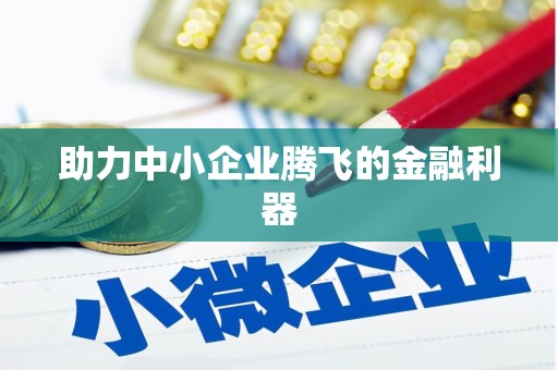 安义助力中小企业腾飞的金融利器